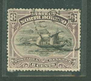 North Borneo #64v  Single