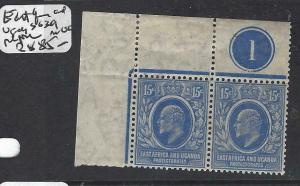 EAST AFRICA AND UGANDA  (P0105B)   KE 15C  SG 39 CONTROL PR  STAMPS MNH 