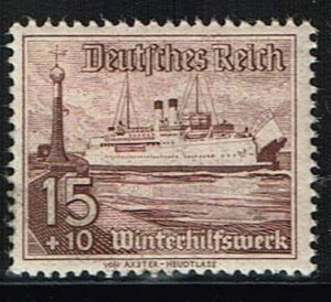 Germany 1937,Sc.#B113 MNH, Ferry 'Schwerin' of the line Warnemünde...