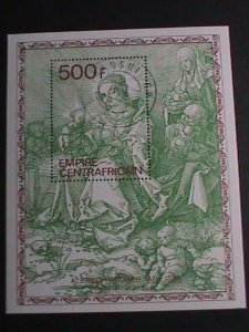 EMPIRE CENTRAL AFRICA-1979 -HOLLY FAMILY-BY DURER-VIRGIN & THE CHILD CTO S/S