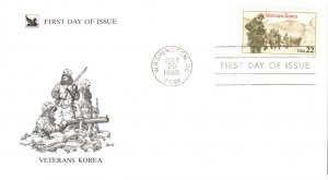 #2152 Korean War Veterans Pegasus FDC