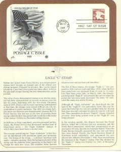 Eagle C Issue, US , FDC's (USHFDC1946)