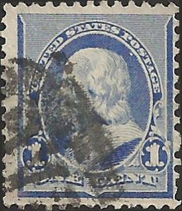 # 219 DULL BLUE USED BEN FRANKLIN SCV-0.75