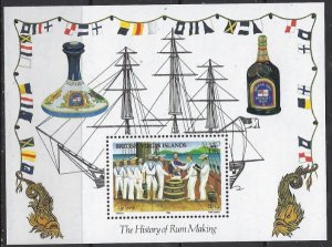 British Virgin Is 545 MNH 1986 Rum Making (SB)(ad4566)