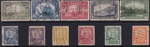 Sc# 149 / 159 Canada 1928 - 1929 KGV complete set to dollar used CV $196. Stk #2