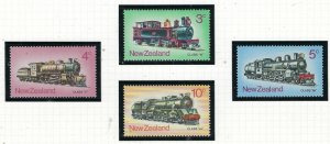 New Zealand 517-20 MNH 1973 Locomotives (fe9341)