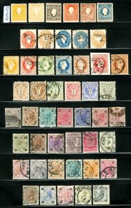 Austria #6-#11 Reprints-#14/#81 1860-1899 Nice Assortment of Early Franz Joseph