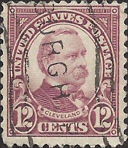 # 693 Used Brown Violet Grover Cleveland