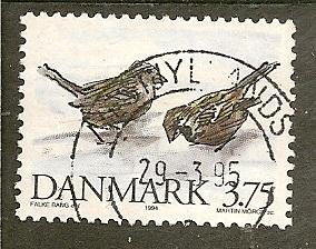 Denmark       Scott 1012     Birds      Used