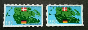 Denmark Germany Joint Issue 30th Copenhagen-Bonn Declaration 1962 (stamp) MNH