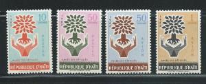 Haiti 489-90 C191-2 1962 WRY set MNH