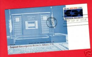 #1233 Emancipation Proclamation-MISCHA  MAXICARD CACHET