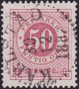 Sweden 1886-1891 #40 - #49, 44a (Set of 10 plus 1) vf u vf