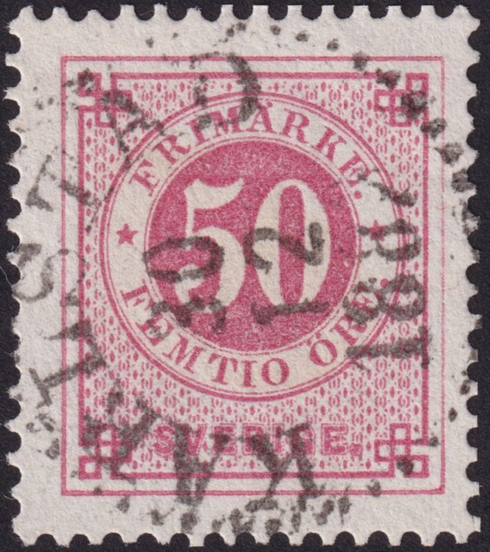 Sweden 1886-1891 #40 - #49, 44a (Set of 10 plus 1) vf u vf