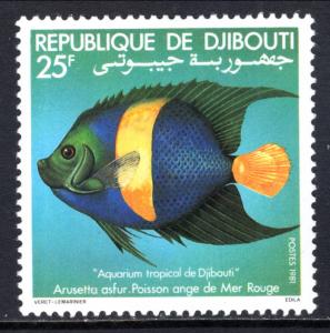 Djibouti 521 Fish MNH VF