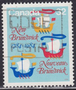 Canada 1014 Lymphad Sailing Vessels 32¢ 1984