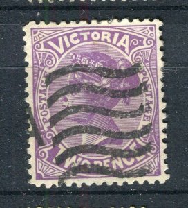 AUSTRALIA; Victoria 1890s classic QV issue used 2d. value fair Postmark