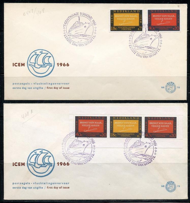 NETHERLANDS LOT OF 12 FIRST DAY COVERS  AS SHOWN