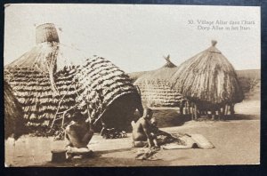 Mint Rwanda Postal Stationery Real picture postcard Native Village Tur