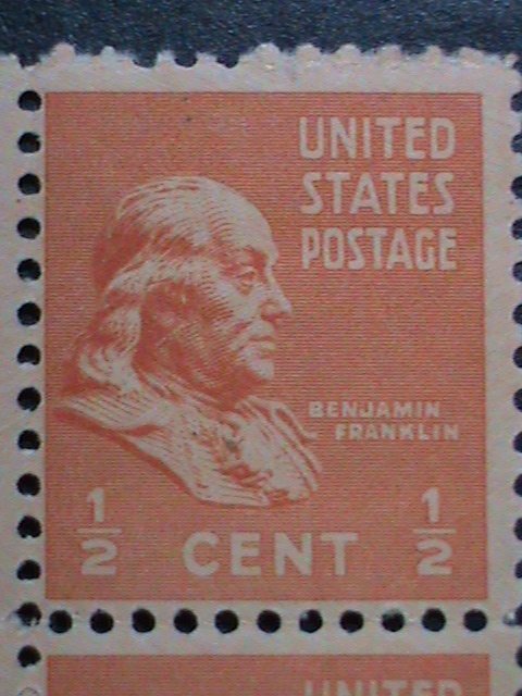 ​UNITED STATES-1936-SC# 803 85 YEARS OLD-BENJAMIN FRANKLIN MINT BLOCK OF 4 VF