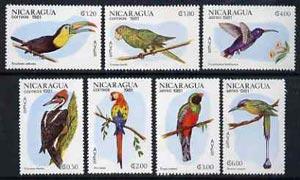 Nicaragua 1981 Birds complete set of 7 unmounted mint, SG...