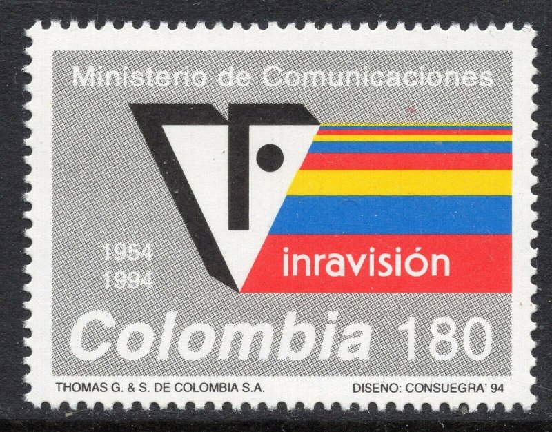 1007 - Colombia 1994 - Radio and Television Network - MNH Set