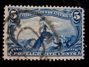 US - SCOTT# 288 - USED - CAT VAL $25.00 (1)