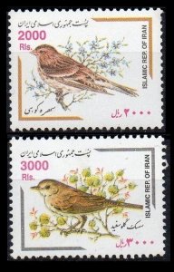 2001 Iran 2846-47 Birds 25,00 €