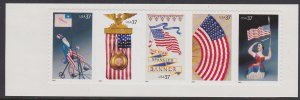 3780a Old Glory Strip MNH