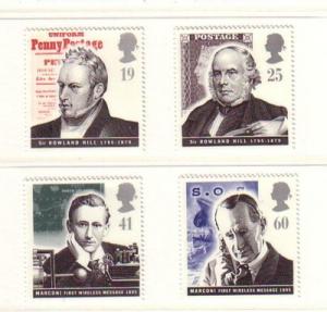 Great Britain Sc 1625-8 1995 Communication stamps mint NH