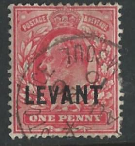 Great Britain - Turkey # 16 Edward VII LEVANT   (1) VF Used