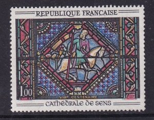 France  #1114 MNH 1965 Art  cathedral window 1fr