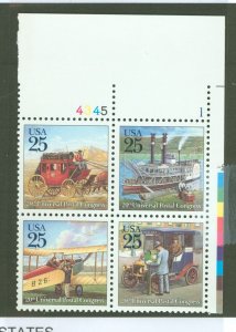 United States #2434-37 Mint (NH) Plate Block