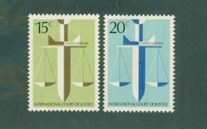 U.N. NEW YORK 314-15 MH BIN $1.00