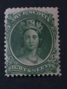 NOVA SCOTIA-1860-SC#11- QUEEN VICTORIA 8 1/2 CENTS-MNH-VF-164 YEARS OLD STAMP