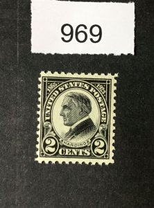 MOMEN: US STAMPS   #610 MINT OG NH  LOT #969