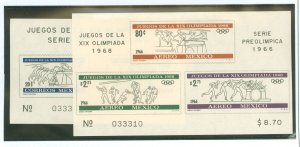 Mexico #975a/C320a Mint (NH) Souvenir Sheet (Olympics)