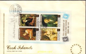 375758 MNH COOK Islas 1990 150 ANIVERSARIO DEL SELLO. STAMP WORLD LONDON 90. ...