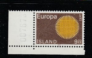 Iceland  Scott#  420  MNH  (1970 Europa)