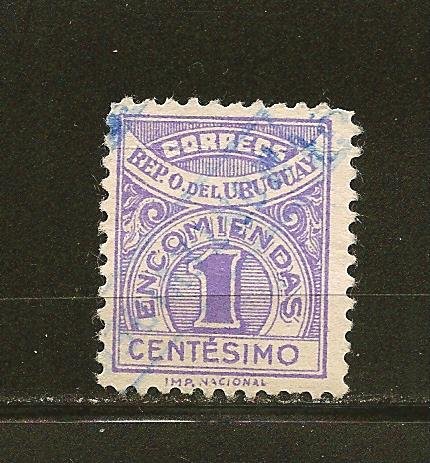 Uruguay Q35 Parcel Post Used