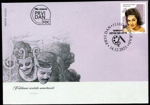 2090 - Serbia 2023 - Biserka Cvejic - Serbian Opera Singer - Music - FDC