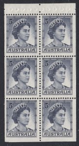 Australia #319b Mint Booklet Pane of 6