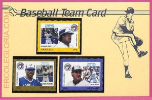 ag1620 - GRENADA - Postal History - FDC COVER + Stamps on card - 1988 BASEBALL
