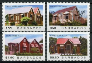 Barbados Architecture Stamps 2019 MNH Chattel Houses II Cultural Heritage 4v Set 