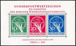 Germany Stamps # 9N3A MNH XF Perfect Scott Value $900.00