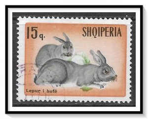 Albania #1074 Various Rabbits CTO