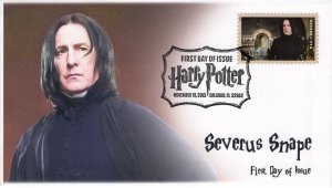 AO-4834-2, 2013, Harry Potter, FDC, Add-on Cachet, Pictorial Postmark, Severus S