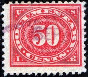 R238 50¢ Documentary Stamp (1917) Used