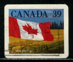 1192 Canada 39c Flag over Prairie, used