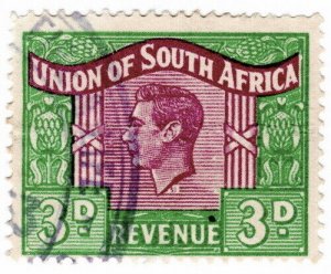 (I.B) South Africa Revenue : Duty Stamp 3d